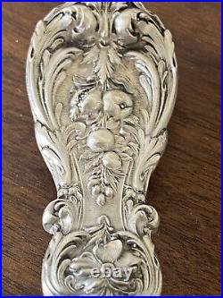 Francis I Sterling Silver Stuffing Spoon Reed & Barton 1907 Large, 14 with button