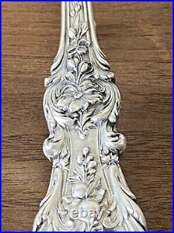 Francis I Sterling Silver Stuffing Spoon Reed & Barton 1907 Large, 14 with button