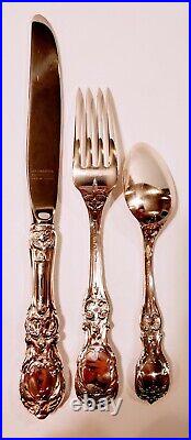Francis I Sterling Silver by Reed & Barton 3 Piece Dinner Size Place Setting Set