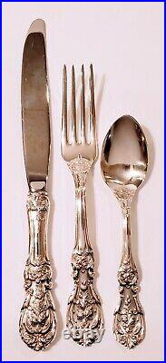 Francis I Sterling Silver by Reed & Barton 3 Piece Dinner Size Place Setting Set