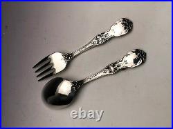 Francis I by Reed & Barton 2 Piece Baby Fork & Spoon Set, Sterling Silver
