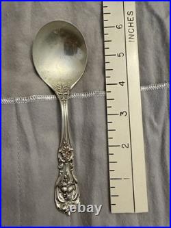 Francis I by Reed & Barton Old Sterling Silver Cream Soup Spoon 6 No Monogram