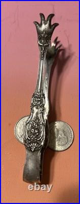 Francis I by Reed & Barton Old Sterling Silver Sugar Tong Large 4 3/4Legit 1907