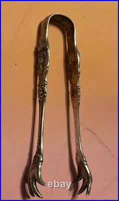 Francis I by Reed & Barton Old Sterling Silver Sugar Tong Large 4 3/4Legit 1907
