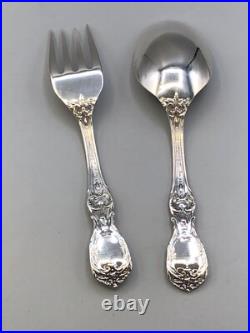 Francis I by Reed & Barton Sterling Silver 2 piece Baby Fork & Spoon Set 4 5/8