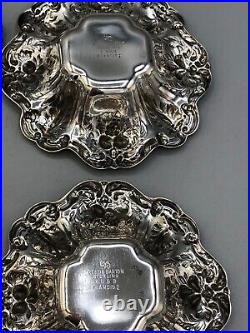 Francis I by Reed & Barton Sterling Silver 4 Nut Dishes 3.5, elephant Mark