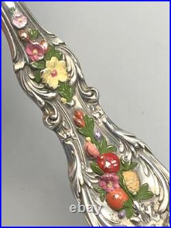 Francis I by Reed & Barton Sterling Silver Casserole /Berry Spoon 9.5, Enameled