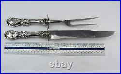 Francis I by Reed & Barton Sterling Silver Large Carving Set 13 3/4 Knife Roast