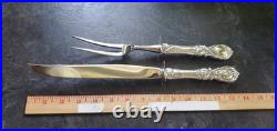 Francis I by Reed & Barton Sterling Silver Roast Carving Set HH 13 3/4 KNIFE +