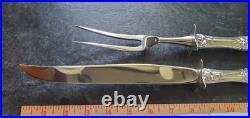 Francis I by Reed & Barton Sterling Silver Roast Carving Set HH 13 3/4 KNIFE +