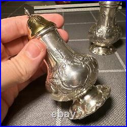 Francis I by Reed & Barton Sterling Silver Salt & Pepper Shakers 4.75