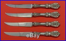 Francis I by Reed & Barton Sterling Silver Steak Knife Set 4pc HH Custom 8 1/2
