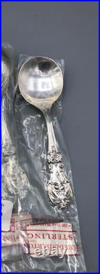 Francis I by Reed & Barton Sterling Silver individual Cream Soup Spoons, NEW