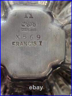 Francis I by Reed & Barton Sterling Silver individual Nut Dish 3.5 Set Of 2