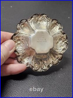 Francis I by Reed & Barton Sterling Silver individual Nut Dish 3.5 Set Of 2