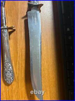 Francis I by Reed & Barton Sterling Silver large 2 pc. Carving Knife & Fork Set