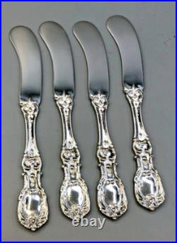Francis I by Reed & Barton Sterling Silver set of 4 flat Butter Spreaders 5.75