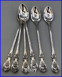 Francis I by Reed & Barton Sterling Silver set of 6 Iced Teaspoons, monogrammed