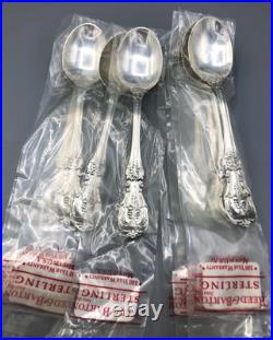 Francis I by Reed & Barton Sterling Silver set of 8 Place Soup Spoons, NEW