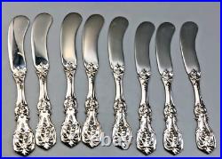 Francis I by Reed & Barton Sterling Silver set of 8 flat Butter Spreaders 5.75