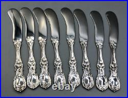 Francis I by Reed & Barton Sterling Silver set of 8 flat Butter Spreaders 5.75