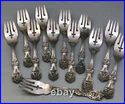 Francis I by Reed & Barton set of 12 Salad Forks 6.25, Sterling Silver