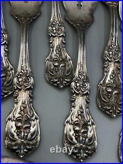 Francis I by Reed & Barton set of 12 Salad Forks 6.25, Sterling Silver