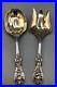 Francis I by Reed & Barton sterling 2 piece all Silver Salad Set, gold accent