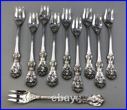 Francis I by Reed & Barton sterling set of 10 Cocktail Forks 5 5/8, monogrammed