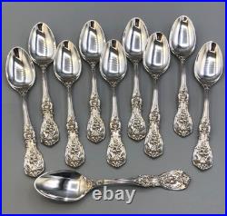 Francis I by Reed & Barton sterling silver set of 10 small Teaspoons 5.5