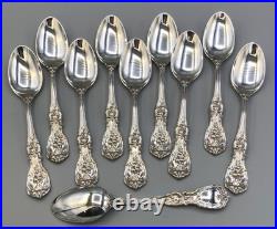 Francis I by Reed & Barton sterling silver set of 10 small Teaspoons 5.5