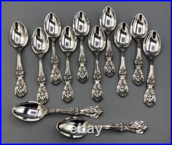 Francis I by Reed & Barton sterling silver set of 12 Demitasse Spoons 4.25