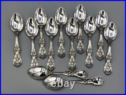 Francis I by Reed & Barton sterling silver set of 12 Demitasse Spoons 4.25