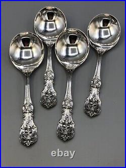 Francis I by Reed & Barton sterling silver set of 4 Cream Soup Spoons, 6