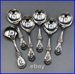 Francis I by Reed & Barton sterling silver set of 6 Cream Soup Spoons, 6