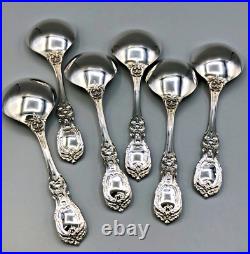 Francis I by Reed & Barton sterling silver set of 6 Cream Soup Spoons, 6