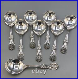 Francis I by Reed & Barton sterling silver set of 8 Cream Soup Spoons, 6