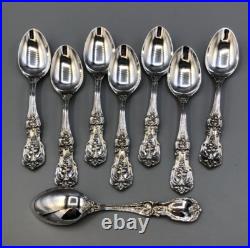 Francis I by Reed & Barton sterling silver set of 8 Demitasse Spoons 4.25