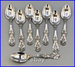 Francis I by Reed & Barton sterling silver set of 8 Demitasse Spoons 4.25