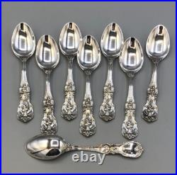 Francis I by Reed & Barton sterling silver set of 8 Demitasse Spoons 4.25