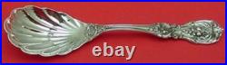 Francis I by Reed and Barton New Script Mark Sterling Sugar Spoon withshell 6