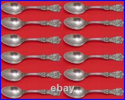 Francis I by Reed and Barton New Script Mark Sterling Teaspoon 5 7/8 Set of 12