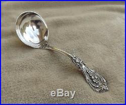 Francis I by Reed and Barton Old Mark 6 5/8 Sterling gravy ladle mono J