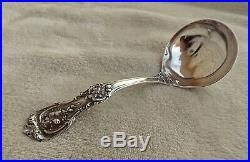 Francis I by Reed and Barton Old Mark 6 5/8 Sterling gravy ladle mono J