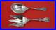 Francis I by Reed and Barton Old Sterling Salad Serving Set not pierced 9 1/2
