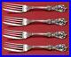 Francis I by Reed and Barton Old Sterling Silver Fish Fork Set 4pc AS Custom 7
