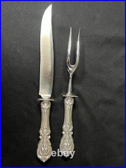 Francis I by Reed and Barton Old Sterling Silver Roast Carving Set HH WS 2-Piece