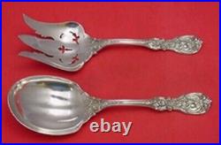 Francis I by Reed and Barton Old Sterling Silver Salad Serving Set AS Hand Pcd