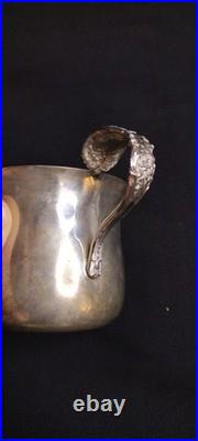 Francis I by Reed and Barton Sterling Silver Baby Cup Gold Wash #X568, 3 tall