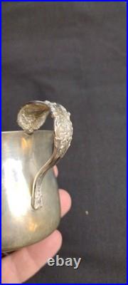 Francis I by Reed and Barton Sterling Silver Baby Cup Gold Wash #X568, 3 tall